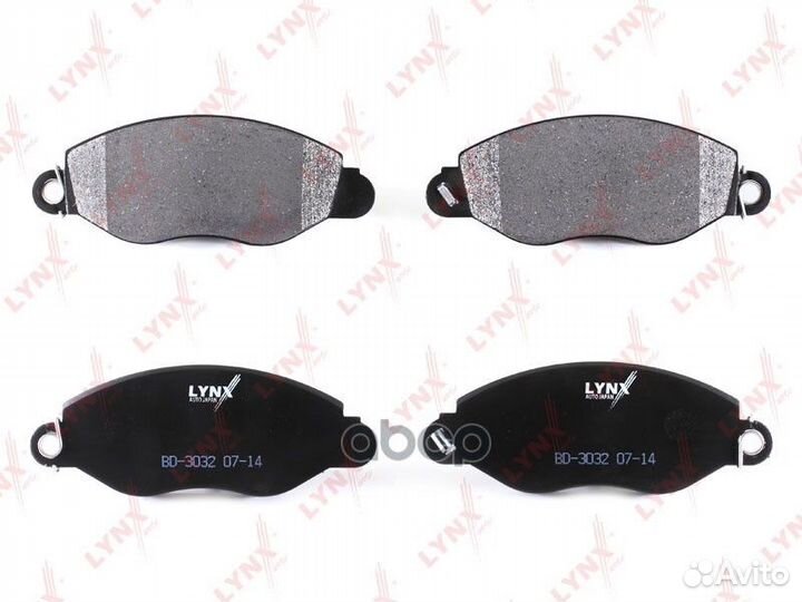 Колодки торм. диск. перед. BD-3032 lynxauto