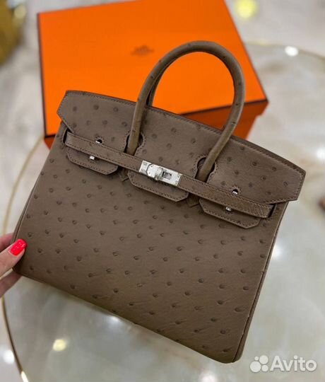 Сумка Hermes birkin страус