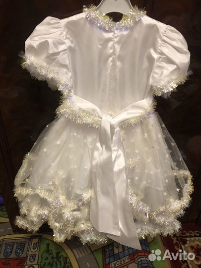 Платье снежинки