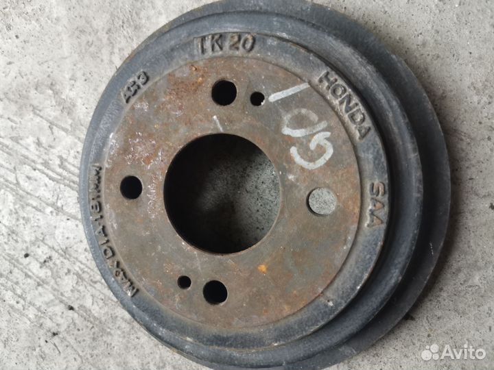 Барабан тормозной Honda fit