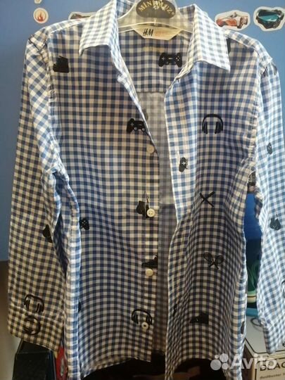Рубашка H&M р. 122