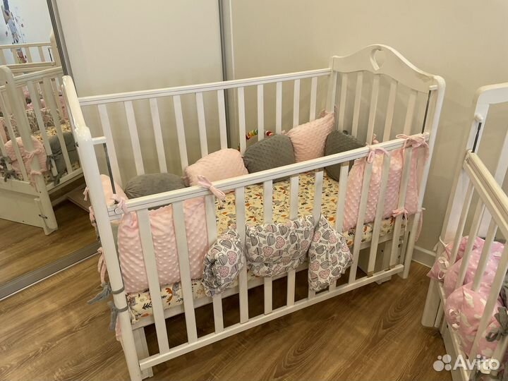 Бортики в детскую кроватку бу