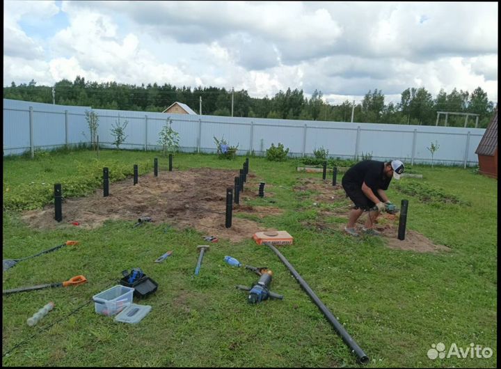 Винтовые сваи. Пескобетон в подарок