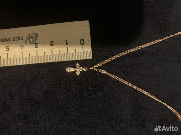 Золотой крестик 585