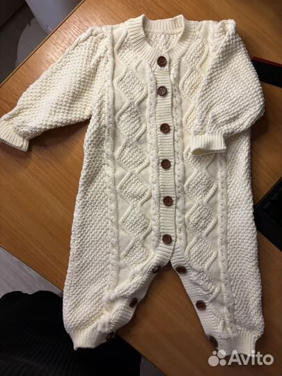 Вязаный комбинезон 62
