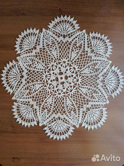 Салфетка вязаная крючком