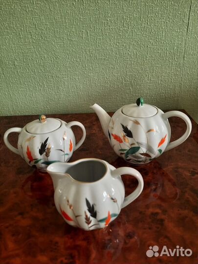 Чайный сервиз лфз СССР фарфор