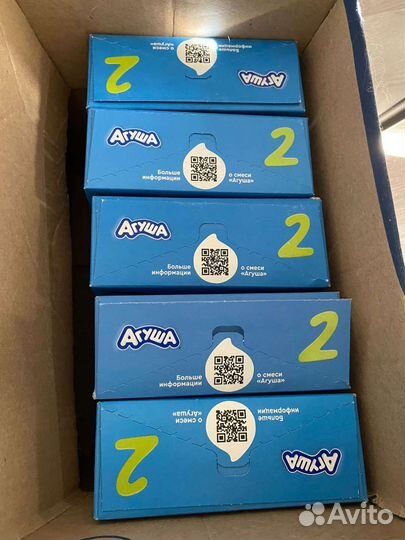 Сухая молочная смесь агуша