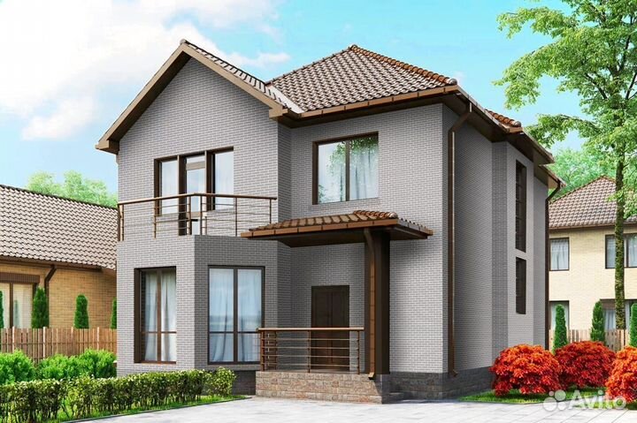 Гибкий кирпич на сетке