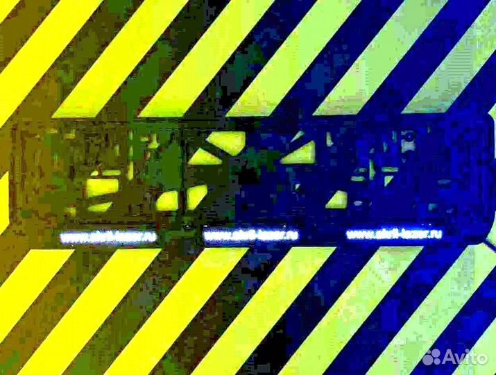 Рамка номерного знака светящася