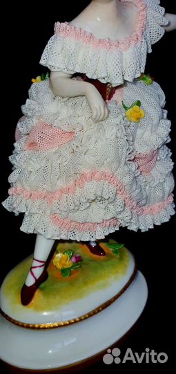 Фарфоровая балерина, кружевной фарфор