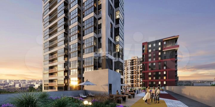 2-к. квартира, 43,6 м², 17/18 эт.