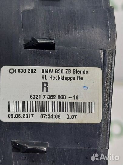 Накладка фонаря задняя правая Bmw 5 G30 2017