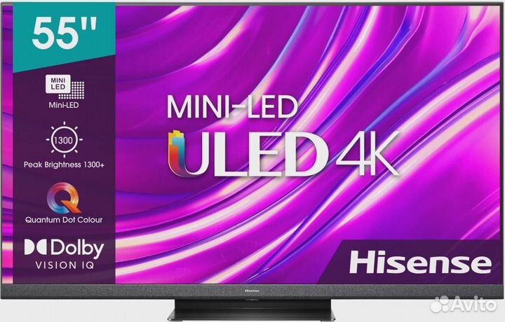 Продается тв hisense 55U8HQ (имп)