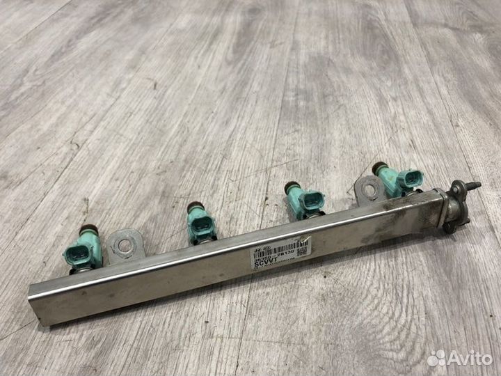 Рампа топливная с форсунками Kia Rio 3 G4FA 2015