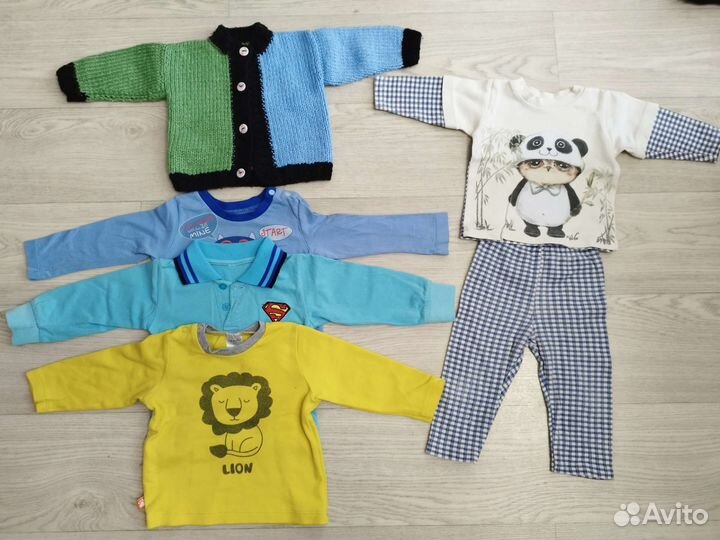 Одежда для мальчика пакетом 80 86