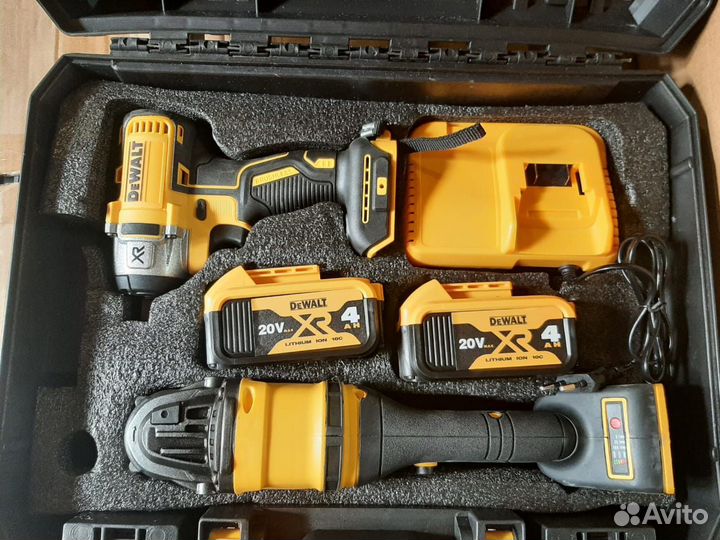 Набор 2в1 Dewalt (ушм+гайковерт)