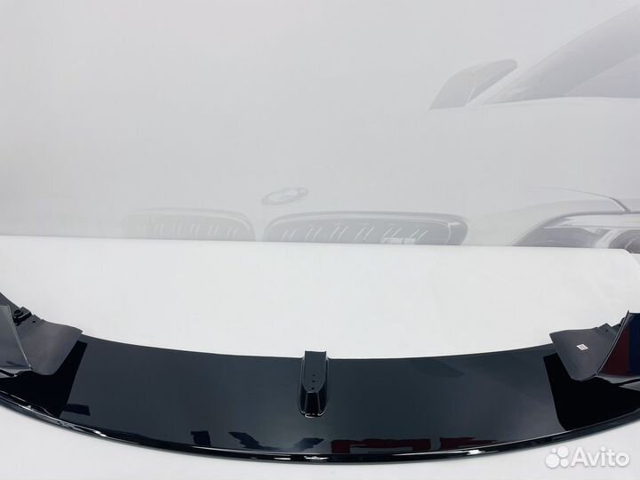 Сплиттер BMW F32 M perfomance чёрный глянец