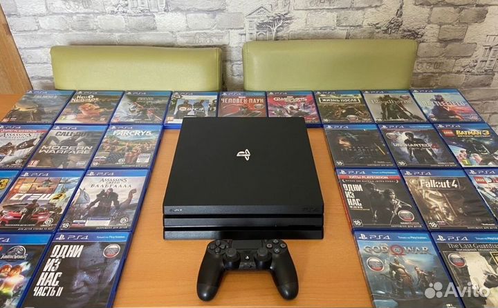Sony PS4 pro + диск
