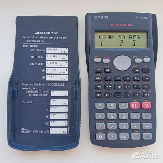 Инженерный калькулятор casio