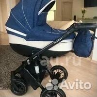 Коляска 3 в 1 Verdi Faster джинс
