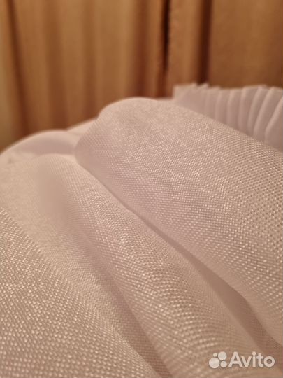 Тюль новая со шторной лентой