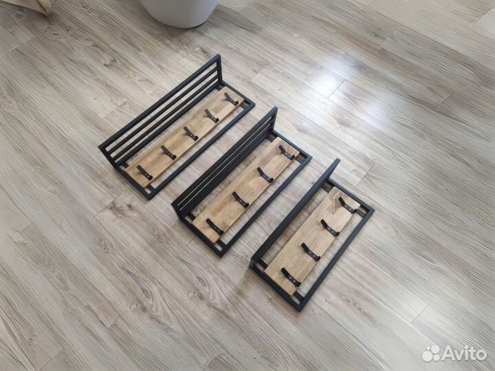 Вешалка настенная, напольная, лофт, в прихожую