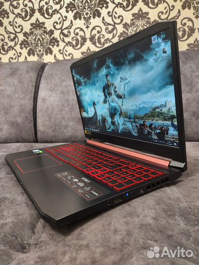 Игровой ноутбук Nitro 8ядер 16gb SSD gtx1650 4gb
