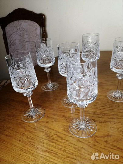 Хрустальные фужеры bogemia