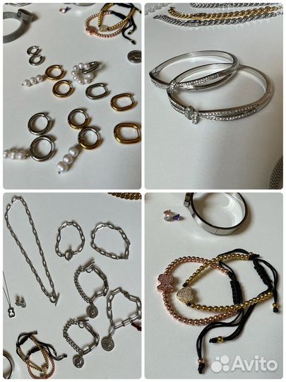 Браслет, цепь, колье, серьги, подвески (новое)