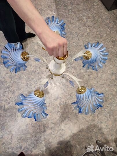 Люстра потолочная бу