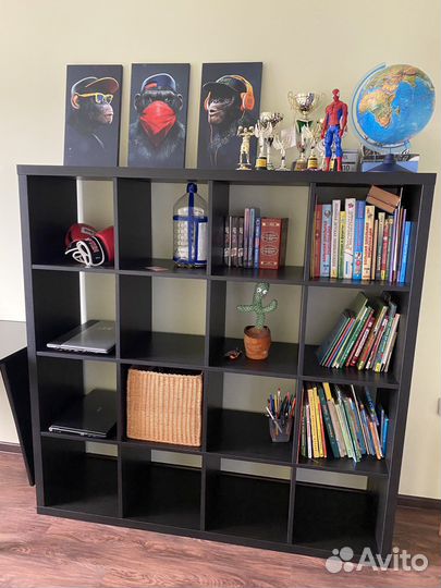 Стеллаж IKEA каллакс 16 ячеек