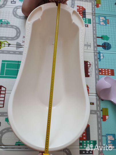 Ванночка и горка для купания новорожденного