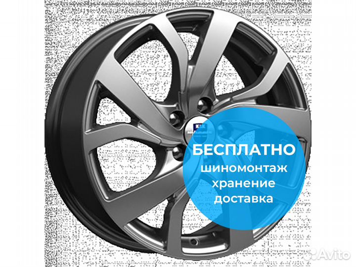 R16 5x110 6,5J ET39 D65,1 К&К Палермо (кс607) Дарк