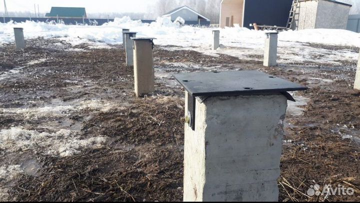 Оголовок для сваи