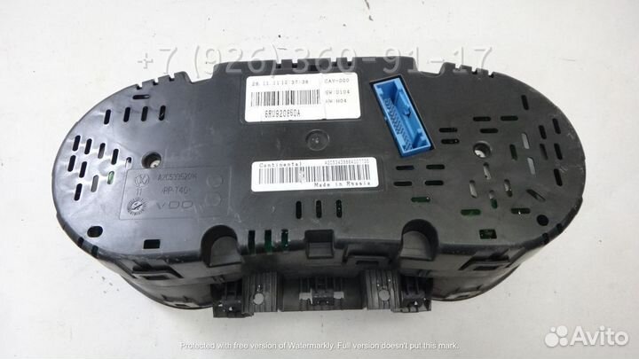 Панель приборов фольксваген поло 6RU920860A