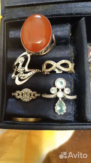 Кольцо серебро 925