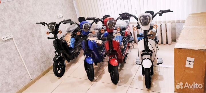 Электроскутер Электровелосипед 2024