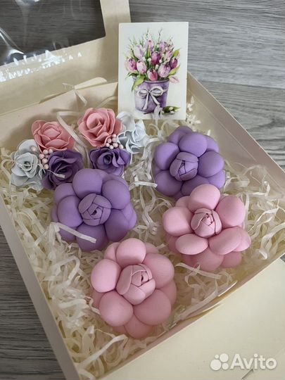 Подарочный набор резинок ручной работы