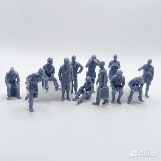 Солдаты, советские, итальянские 1/35