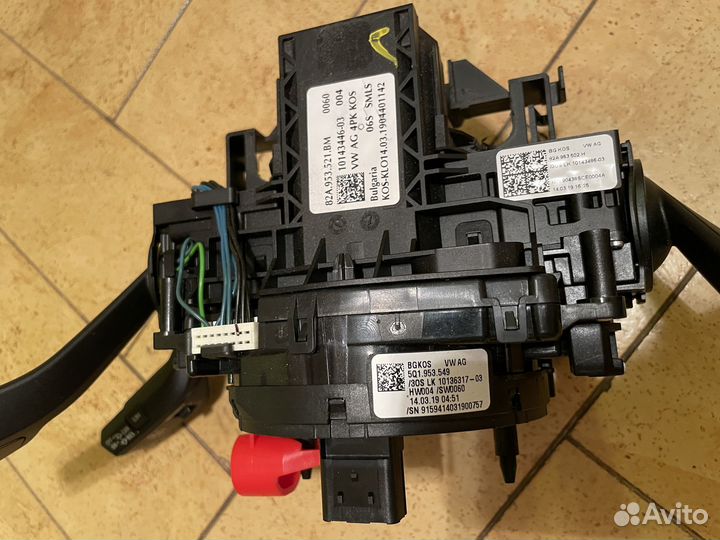 Подрулевой переключатель Audi Q3 F3 (82A953521BM)