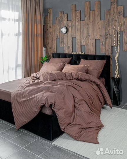 Постельное белье как в отелях 5 звезд Софи Шоколад