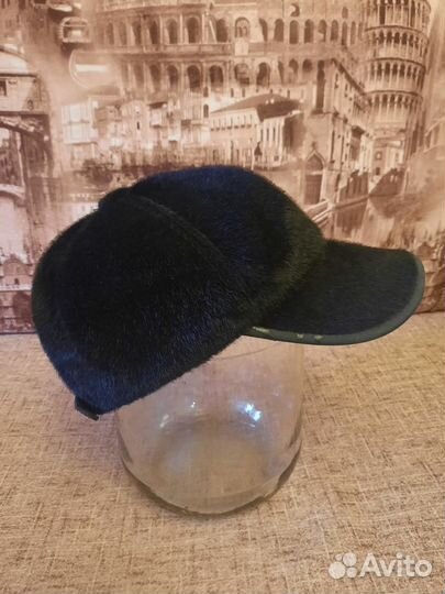 Меховая мужская кепка