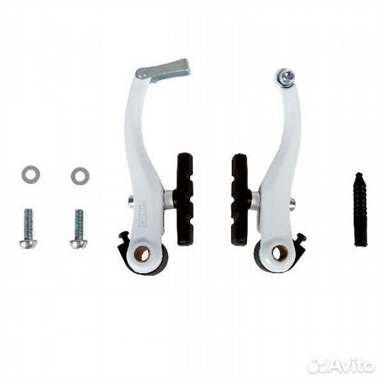 Тормоз V-brake Yinxing YX-C18D, колодки 60 мм, сталь, белый