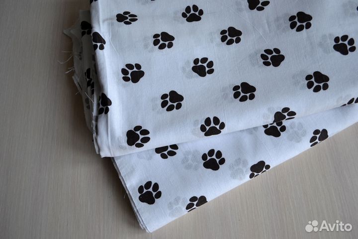 Ткань хлопок с принтом 