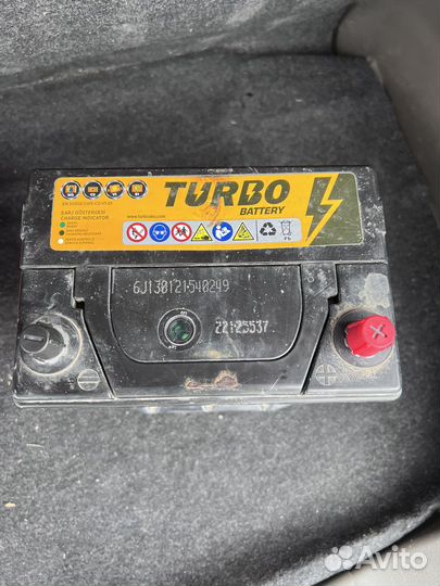 Аккумулятор автомобильный turbo battery 12v 40ah