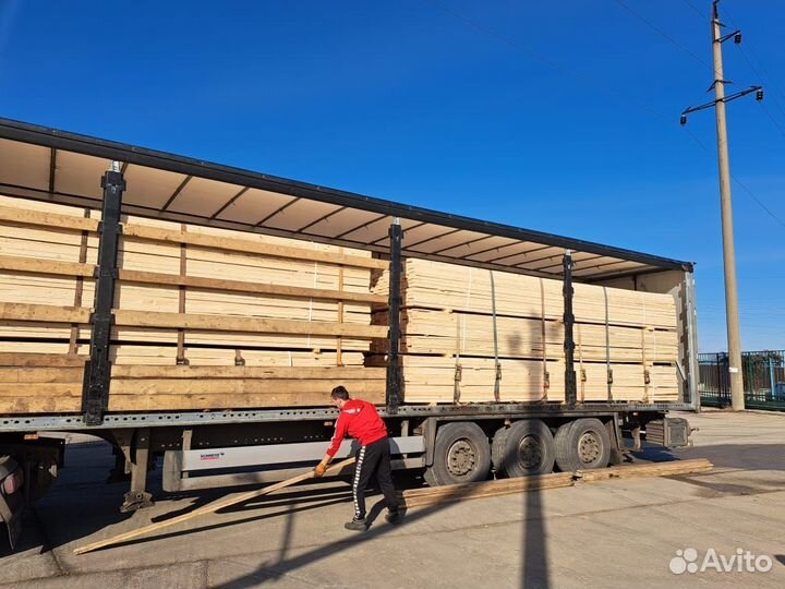Доска обрезная, камерной сушки 25*100*6000