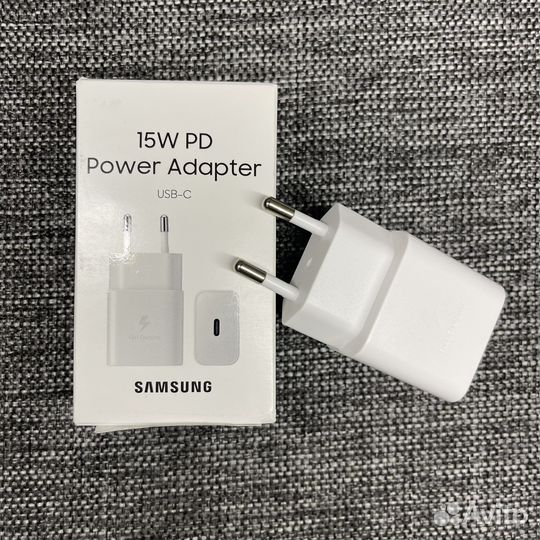 Samsung зарядное устройство 15w USB-C белое