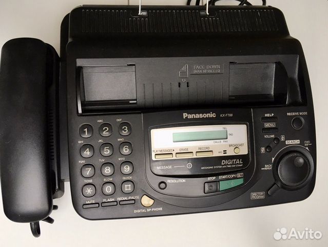 Телефон-Факс panasonic KX FT 68 купить в Москве | Электроника | Авито