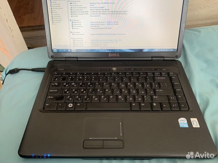 Ноутбук dell 500